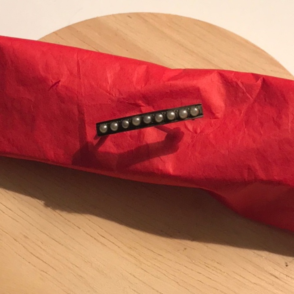 Vintage Sterling Pin with seed pearls